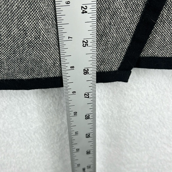 Alfani Women’s Knit Jacket Plus Sz 3X Gray & Black Cotton/Rayon Open Front Soft - Picture 12 of 12